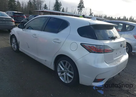2017 Lexus Ct 200H z USA, uszkodzony, nr VIN JTHKD5BH1H2281348